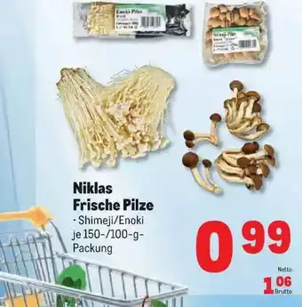 METRO Niklas Frische Pilze Angebot