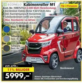 Norma24 Econelo Kabinenroller M1 Angebot