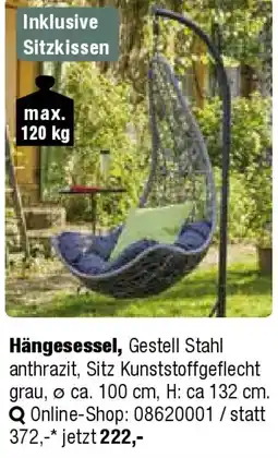 Opti Wohnwelt Hängesessel Angebot