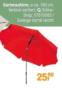 Opti Wohnwelt Gartenschirm Angebot