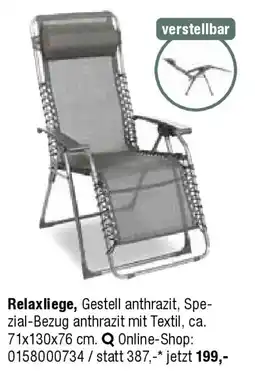 Opti Wohnwelt Relaxliege Angebot