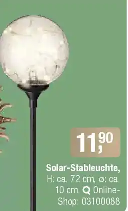 Opti Wohnwelt Solar-Stableuchte Angebot