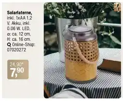 Opti Wohnwelt Solarlaterne Angebot