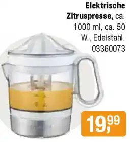 Opti Wohnwelt Elektrische Zitruspresse Angebot