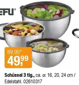 Opti Wohnwelt GEFU Schüssel 3 tlg. Angebot