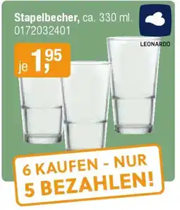 Opti Wohnwelt LEONARDO Stapelbecher Angebot