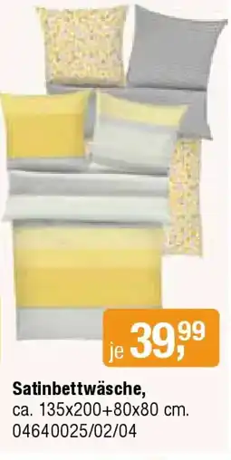 Opti Wohnwelt Satinbettwäsche Angebot