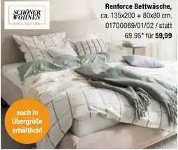 Opti Wohnwelt SCHÖNER WOHNEN Renforce Bettwäsche Angebot