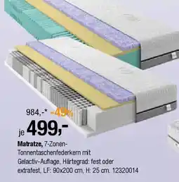 Opti Wohnwelt MONDO Matratze Angebot