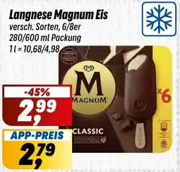 Simmel Langnese Magnum Eis Angebot