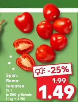 Kaufland Span. Romatomaten Angebot