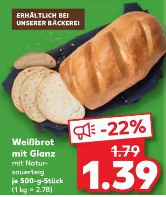 Kaufland Weißbrot mit Glanz Angebot