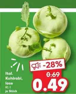 Kaufland Ital. Kohlrabi, lose Angebot