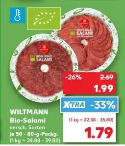 Kaufland Wiltmann Bio Salami Angebot