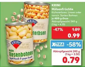 Kaufland KRINI Hülsenfrüchte Angebot