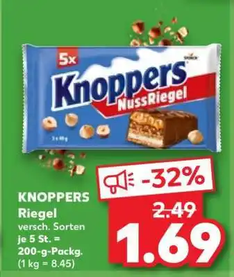 Kaufland Knoppers Riegel Angebot