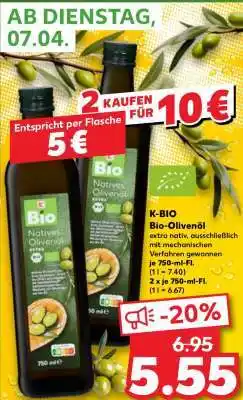 Kaufland K-BIO Bio-Olivenöl Angebot