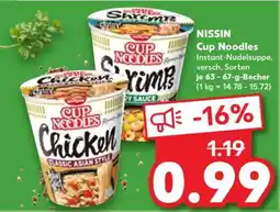 Kaufland NISSIN Cup Noodles Angebot