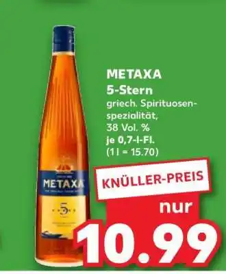 Kaufland METAXA 5-Stern Angebot