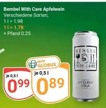 Globus Bembel with Care Apfelwein Angebot