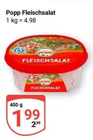 Globus POPP Fleischsalat Angebot