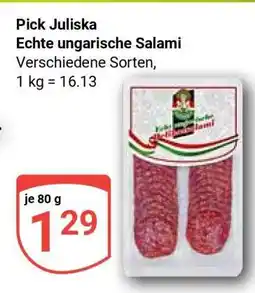 Globus Pick Juliska Echte ungarische Salami Angebot
