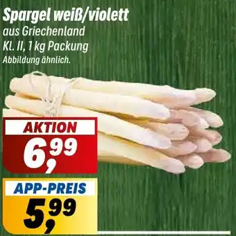 Simmel Spargel weiß/violett Angebot