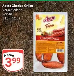 Globus Aoste Chorizo Griller Angebot