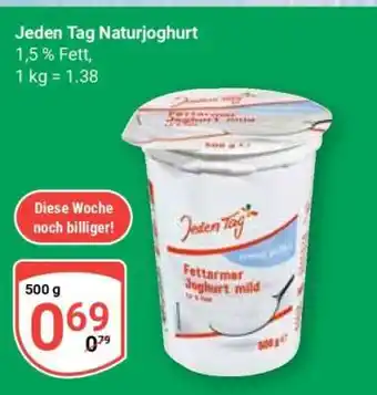 Globus Jeden Tag Naturjoghurt Angebot