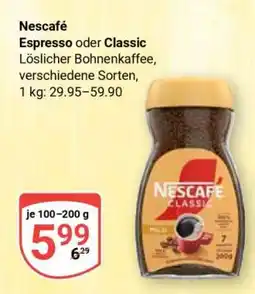 Globus Nescafé Espresso oder Classic Angebot