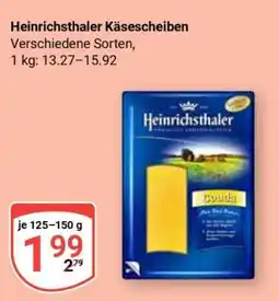 Globus Heinrichsthaler Käsescheiben Angebot