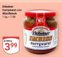 Globus Döbelner Currywurst oder Würzfleisch Angebot