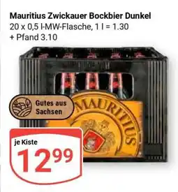 Globus Mauritius Zwickauer Bockbier Dunkel Angebot