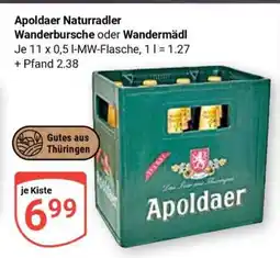 Globus Apoldaer Naturradler Wanderbursche oder Wandermädl Angebot