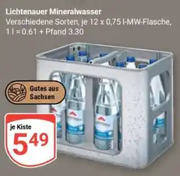 Globus Lichtenauer Mineralwasser Angebot
