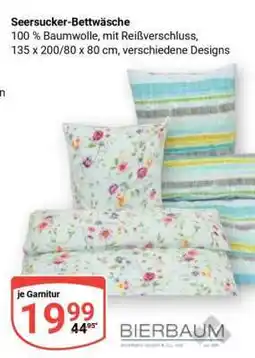 Globus Seersucker Bettwäsche Angebot