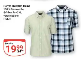 Globus Herren-Kurzarm-Hemd Angebot