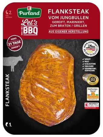 Kaufland K-Purland Jungbullen-Flanksteak Angebot