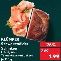 Kaufland KLÜMPER Schwarzwälder Schinken Angebot