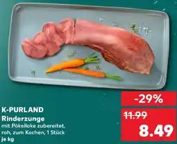 Kaufland K-PURLAND Rinderzunge Angebot