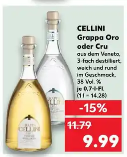 Kaufland Cellini grappa oro Angebot