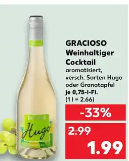 Kaufland Gracioso weinhaltiger cocktail hugo Angebot