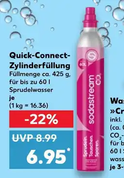 Kaufland Sodastream quick-connect-zylinderfüllung Angebot