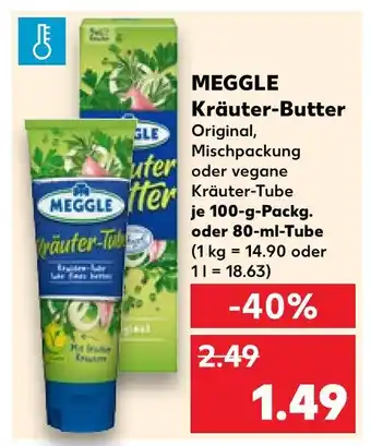 Kaufland Meggle kräuter-butter original Angebot
