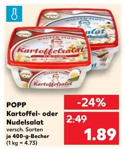 Kaufland Popp kartoffelsalat Angebot