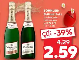 Kaufland Söhnlein brillant sekt trocken Angebot