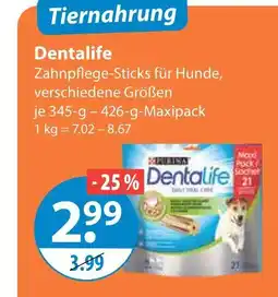 V Markt Dentalife zahnpflege-sticks für hunde Angebot