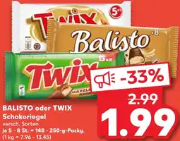 Kaufland Balisto schokoriegel Angebot