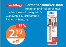 V Markt Edding permanentmarker 3000 Angebot