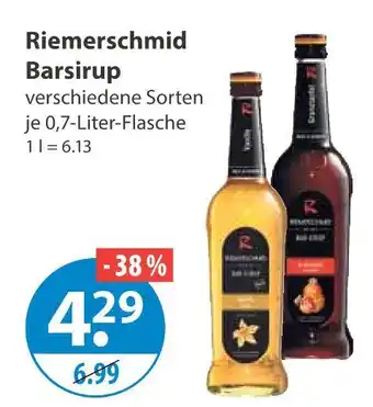 V Markt Riemerschmid barsirup Angebot
